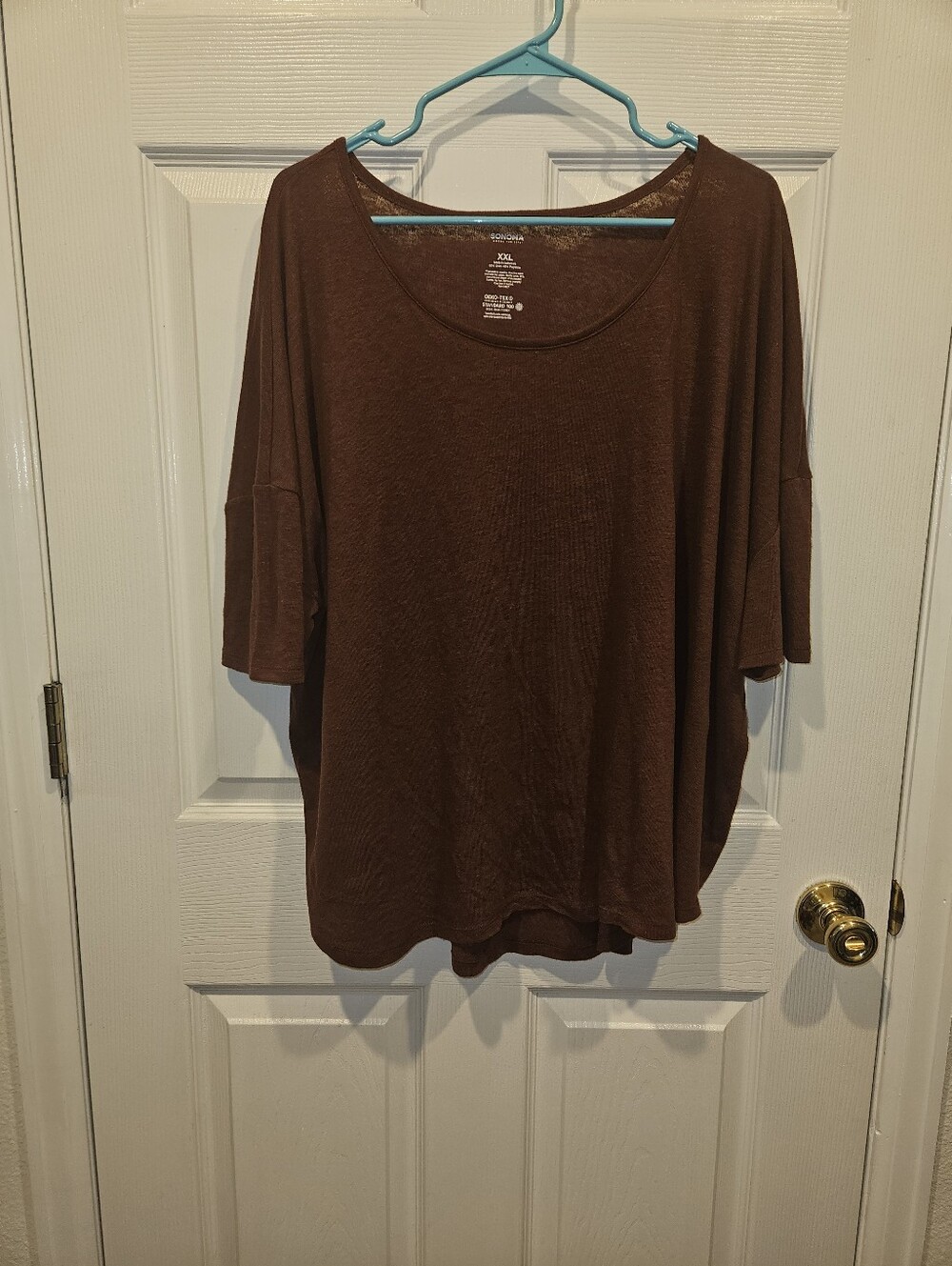 Women's Rust Color Sonoma Top Size XXL